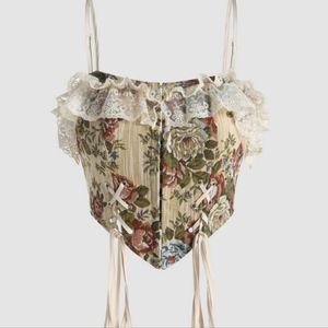 Floral Corset Top
